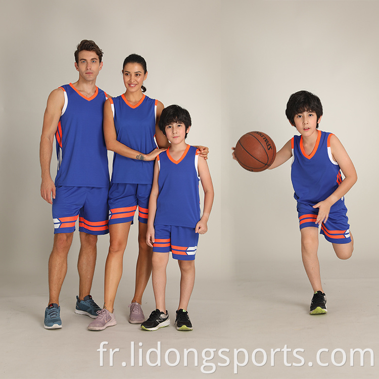 Entraînement personnalisé Uniforms de basket-ball pour enfants Basketball_Uniformes Logo Basketball Jersey pour l'équipe